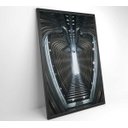 Ver imagem 2 de Quadro Arquitetura Oval - 60x90 - Tecido Canvas