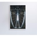 Ver mais imagens de Quadro Arquitetura Oval - 60x90 - Tecido Canvas