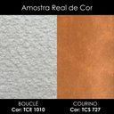 Ver imagem 4 de Poltrona Decorativa Maya Base Giratoria Boucle e Courino Tce 1010 Tcs 727 Moll
