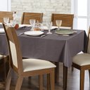 Ver imagem 3 de Toalha de Mesa 8 Lugares Térmica 1,40m X 2,50m Resistente Grande Cozinha Jantar Impermeável Marrom
