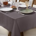 Ver imagem 2 de Toalha de Mesa 8 Lugares Térmica 1,40m X 2,50m Resistente Grande Cozinha Jantar Impermeável Marrom