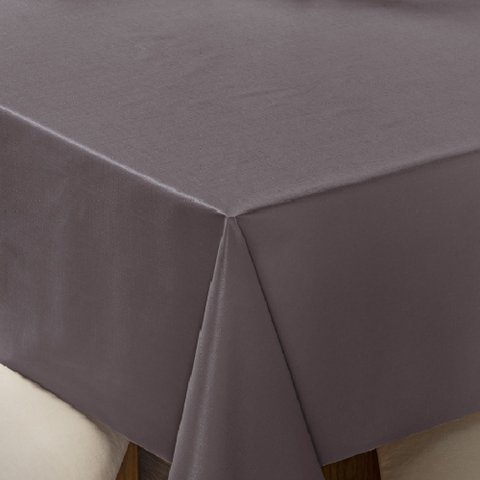 Toalha de Mesa 8 Lugares Térmica 1,40m X 2,50m Resistente Grande Cozinha Jantar Impermeável Marrom