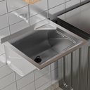 Ver imagem 3 de Tanque de Lavar Roupa 48L Inox com Suporte Lavanderia G01 - Mpozenato