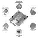 Ver imagem 4 de Tanque de Lavar Roupa 48L Inox com Suporte Lavanderia G01 - Mpozenato