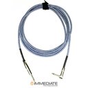 Ver imagem 1 de Cabo de Guitarra Tecido Azul/prata Zigzag P10xp10 5 Metros 90graus Cabos Immediate Guitarra P10