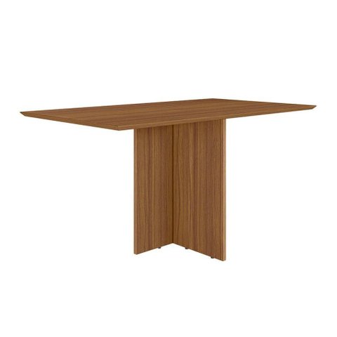 Mesa de Jantar Helô Retangular MDP 160cm Amadeirado Carvalho Pallazio