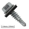 Parafuso Sextavado 8Mm 1/4 x 3/4 Auto Brocante 100 Un. - 1