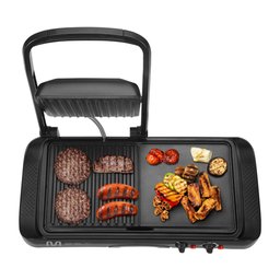 Grill 2 em 1 com Chapa Flutuante e Chapa Lisa, 127v 1500w Preto Multi - Go120 Go120 Multi Home - 2