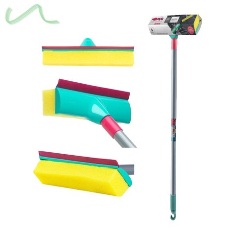 Mop Limpa Vidros Fit 2 Em 1 Com Cabo 50cm Noviça Bettanin