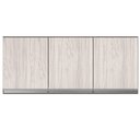 Ver imagem 1 de Armário Aéreo Cozinha Andréia 3 Portas 120 cm Castanho Avelã 1841 AJL Móveis