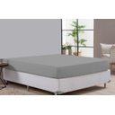 Ver imagem 1 de Lençol De Cama Casal Padrão Cinza Percal 180 Fios Algodão