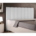 Ver imagem 3 de Cabeceira Box Casal Carrara - 140cm JLA Móveis Linho Cinza