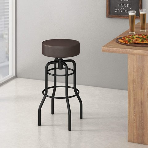 Banqueta Giratória Aço Paris 