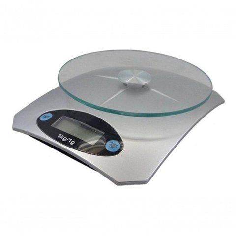 Balança de Cozinha Digital Precisao Prata 5 Kg Kl