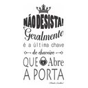 Ver imagem 3 de Adesivo de Parede Decorativo Frase Não Desista -paulo Coelho