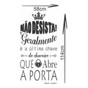 Ver imagem 2 de Adesivo de Parede Decorativo Frase Não Desista -paulo Coelho