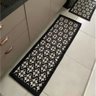 Kit Tapete Passadeira Cozinha (03 Peças) Jacarta Cor: Jacarta Preto - 2