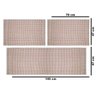 Kit Tapete Passadeira Cozinha (03 Peças) Multicores Cor: Multicores Mc4 - 2