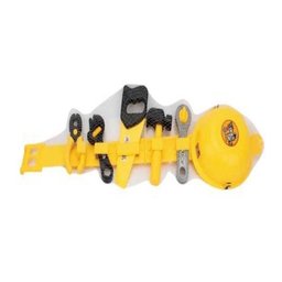 Kit de Ferramentas Infantil Cinto Capacete Brinquedo com Acessorios Chaves Alicate Completo - 3