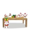 kit Display festa Feliz Natal Papai Noel 1 Totem chão e 4 Displays - 1