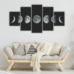 Quadros Decorativos Mdf Fases da Lua Sala Quarto - 5