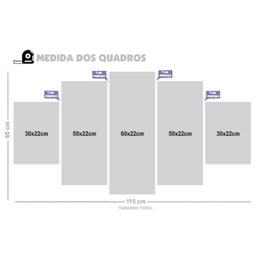 Quadros Decorativos Mdf Fases da Lua Sala Quarto - 7
