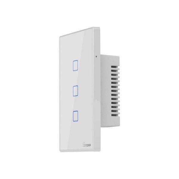 Sonoff T2US1C-TX – Interruptor Wi-Fi – Branco – 3 Teclas - 3