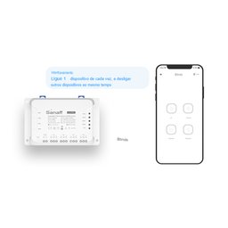 Sonoff 4CH R3 WiFi Pronta Entrega Automação Residencial Casa Inteligente Smart Home - 2