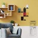 Ver imagem 2 de Volpi - Quadro ou placa decorativa com 9 peças - 6mm - Placa decorativa - Soft Touch (Fosco)
