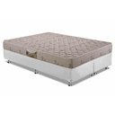 Ver imagem 1 de Cama Box Queen: Colchão Espuma D33 Herval Cannes + Base Crc Courano White(158x198)