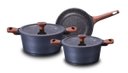 Ver imagem 1 de Conjunto De Panelas Titanium 3 Peças Mta Alta Performance