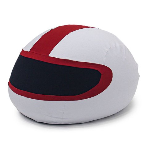 Puff Sensorial Capacete Fofs com Enchimento de Perolas Eps