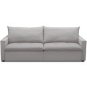 Ver imagem 3 de Sofá Cama Retrátil Reclinável para Sala de Estar 208cm Lari F04 Veludo Cinza - Lyam Decor