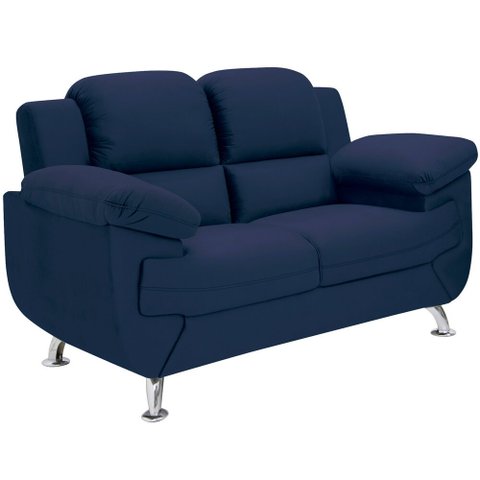 Sofá Avalon 152cm com 2 Lugares em Veludo e Espuma D-33 Linoforte