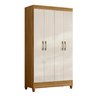 Roupeiro Casal 4 Portas 1 Gavetas Viena - Moval:freijo/off White - 3