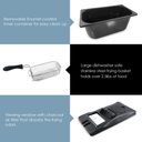 Ver imagem 4 de Elite Gourmet Fritadeira Elétrica 3.5 Qt com Cesto Removível e Timer (inox)