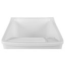 Ver imagem 3 de Gabinete Plástico com Tanque 15L 1 Porta Gtq0 Branco/Bordô Astra