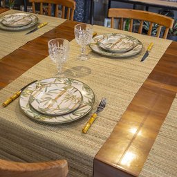 Passadeira para Mesa em Junco 1,00mt X 30cm Caminho Mesa Decore Fácil Shop - 2