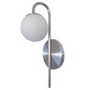 Ver imagem 5 de Arandela Esfera Redonda Vidro Leitoso Fosco 36cm Mm Iluminação
