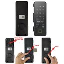 Ver imagem 2 de Fechadura Digital Eletronica Porta Inteligente App Celular Biometria Senha Cartao Rf Segurança Casa