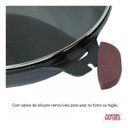 Ver imagem 2 de Conjunto Jogo Panelas Ferro Fundido 4 Peças Tampa Vidro Mta