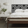 Cabeceira de Cama King Marroquina Salé 195 x 100 cm -Preto:9mm - 1