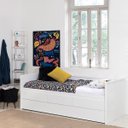 Ver imagem 5 de Bicama Zoon 3 Gavetas - Branco Fosco