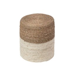 Puff Tambor Rattan - Natural - 1