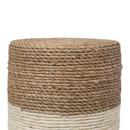 Puff Tambor Rattan - Natural - 2