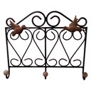 Ver imagem 1 de Cabide Artesanal Em Ferro Com Passarinhos Em Madeira Rústica Libertas Rosas Artesanato Modelo 2