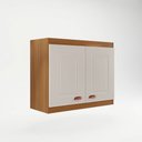 Ver imagem 2 de Armário Aéreo Pequeno Cozinha Safira New 100% MDF Tuboarte 2 Portas