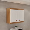 Ver imagem 1 de Armário Aéreo Pequeno Cozinha Safira New 100% MDF Tuboarte 2 Portas