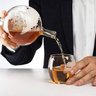 Decanter Whisky Garrafa Decantador Vinho Vodka Navegação Volta ao Mundo com Quatro Copos - 3