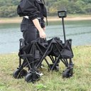Ver imagem 5 de Carrinho Dobrável Impermeável Articulado Rodas 360º 100kg